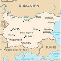 Geographische Lage Bulgariens